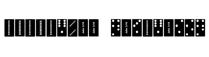 Dominoes  Descarca Fonturi Gratis