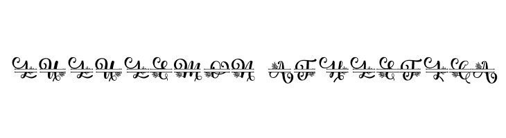 Albanian Olive Monogram 2  Descarca Fonturi Gratis