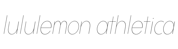 Gonzi Condensed PERSONAL USE Thin Italic  Descarca Fonturi Gratis