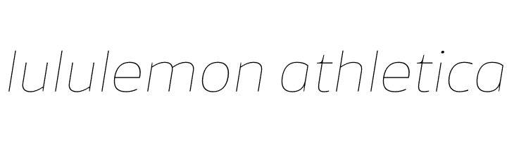 Famiar PERSONAL USE ONLY Thin Italic  Descarca Fonturi Gratis