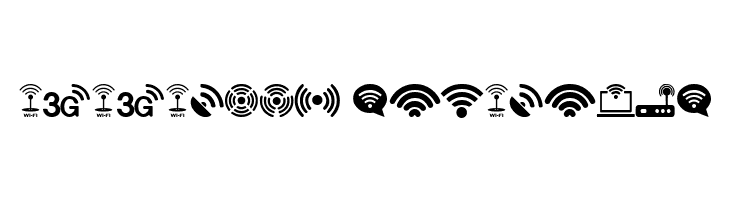 Wifi Icons  Descarca Fonturi Gratis