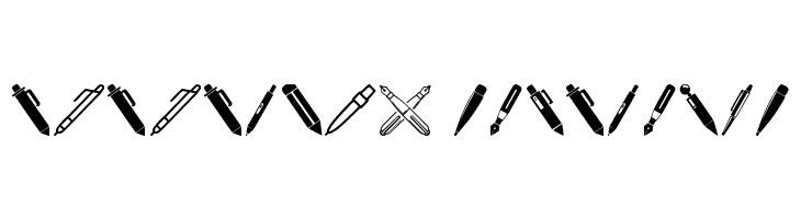Pen Icons  Descarca Fonturi Gratis