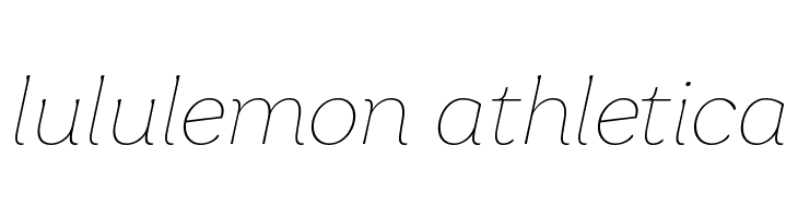 Garbata Trial Thin Italic  Descarca Fonturi Gratis