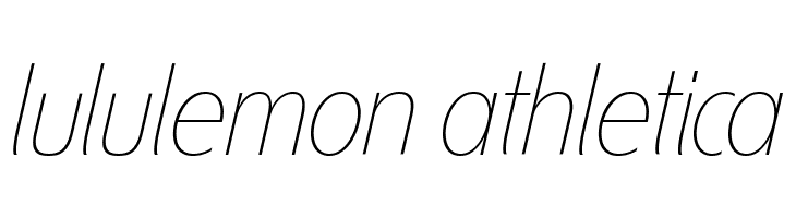 ÉconoSans Reduced 36 Thin Italic  Descarca Fonturi Gratis