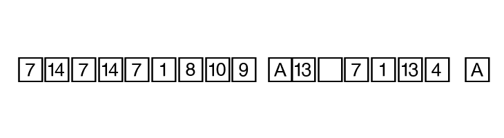 CD Numbers  Descarca Fonturi Gratis