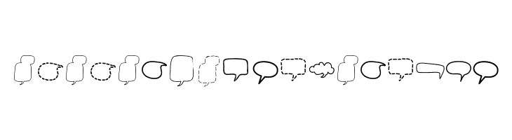 Alin Speech Bubbles 2  Descarca Fonturi Gratis