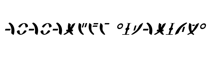 Zeta Reticuli Italic  Descarca Fonturi Gratis