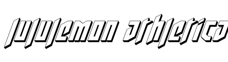 Deathshead 3D Italic  Descarca Fonturi Gratis