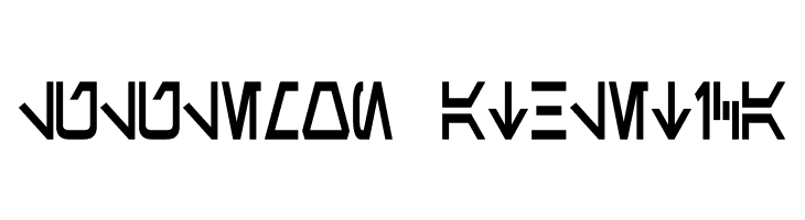 Aurebesh Condensed Bold  Descarca Fonturi Gratis