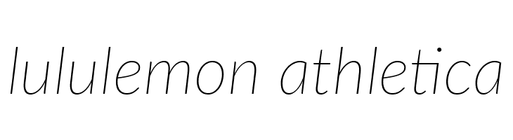 Lato Thin Italic  Descarca Fonturi Gratis