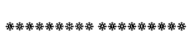 MFSnowflakes  Descarca Fonturi Gratis