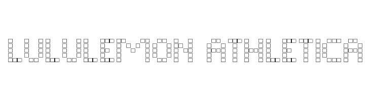 Matrix Dots Demo Outline  Descarca Fonturi Gratis