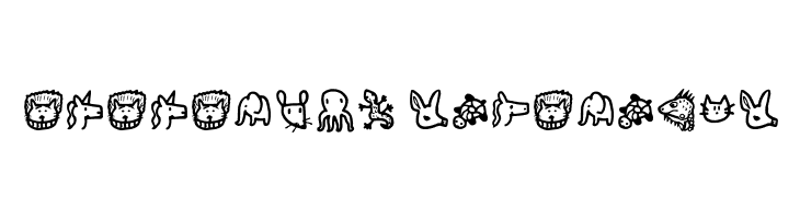 Animals Regular  Descarca Fonturi Gratis