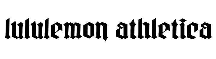 Gotika Black PERSONAL USE Regular  Descarca Fonturi Gratis