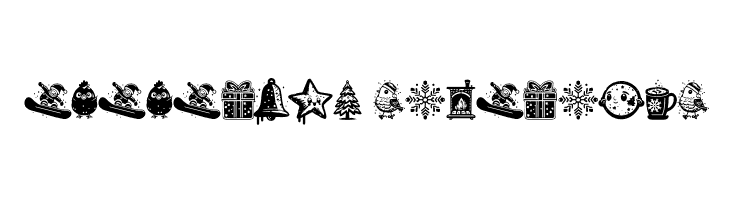 Christmas Cypher Icon PERSONAL Regular  Descarca Fonturi Gratis