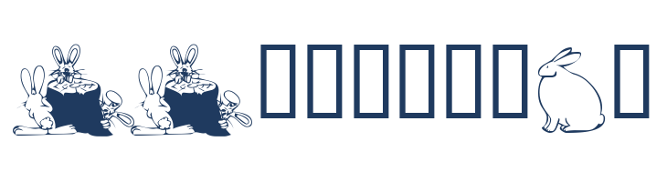 KR Bunny Dings font — Lorem ipsum body text preview