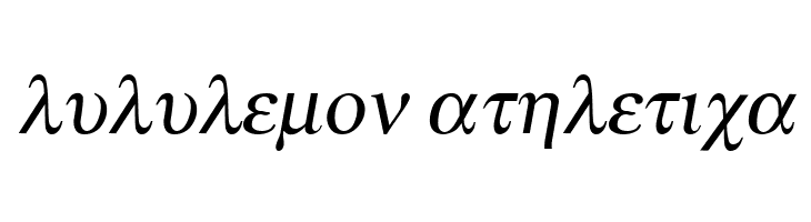 Atene-Italic  Descarca Fonturi Gratis