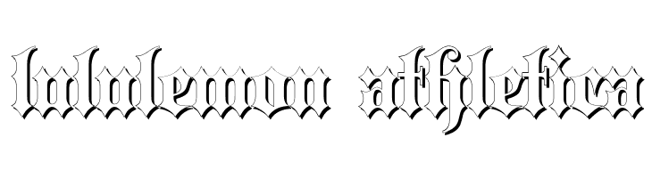 Blackletter Shadow  Descarca Fonturi Gratis