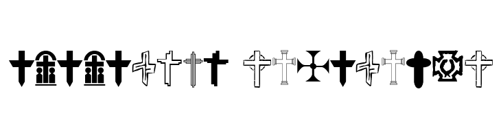 Christian Crosses V  Descarca Fonturi Gratis