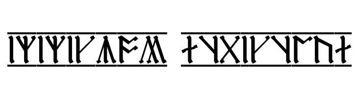 Cirth Erebor 1  Descarca Fonturi Gratis