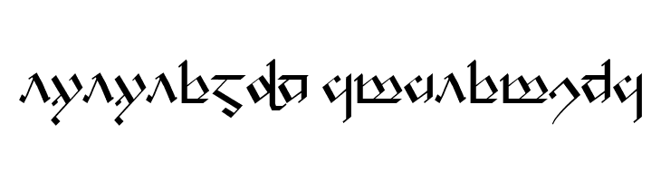 Tengwar Noldor 1  Descarca Fonturi Gratis