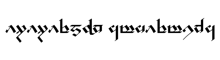 Tengwar Noldor  Descarca Fonturi Gratis