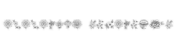 Traditional Floral Design II  Descarca Fonturi Gratis