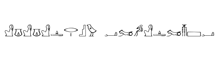 PharaohGlyph Medium  Descarca Fonturi Gratis