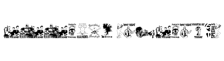 stencilpunks band logos 0001  Descarca Fonturi Gratis
