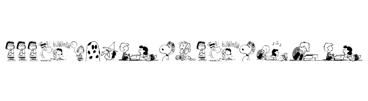 Peanuts Gang Dings  Descarca Fonturi Gratis