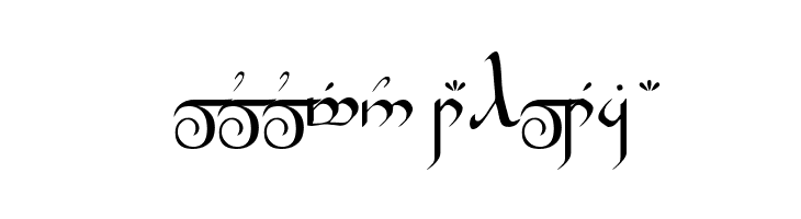 Tengwar Gandalf Medium  Descarca Fonturi Gratis