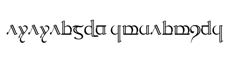 Tengwar Quenya 2  Descarca Fonturi Gratis