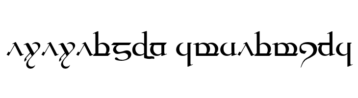 Tengwar Quenya  Descarca Fonturi Gratis