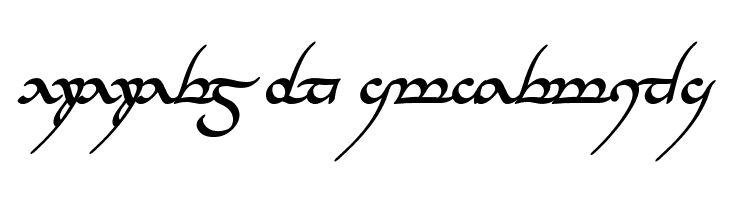 Tengwar Annatar Bold Italic  Descarca Fonturi Gratis