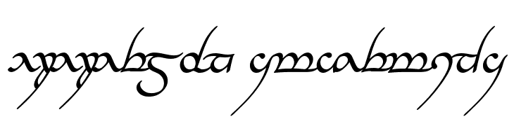 Tengwar Annatar Italic  Descarca Fonturi Gratis