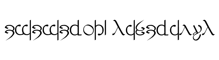 Tengwar ver. # 3  Descarca Fonturi Gratis