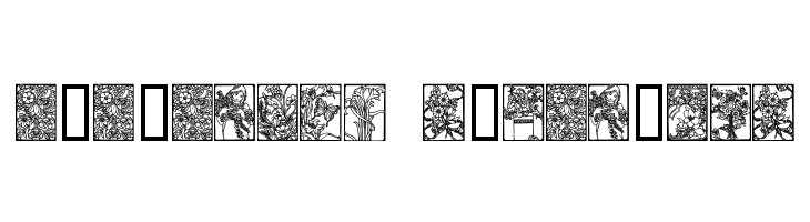 Art Nouveau Flowers  Descarca Fonturi Gratis