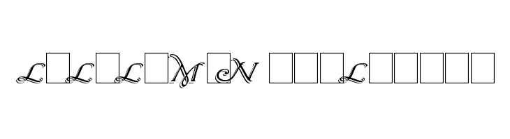 Wrenn Initials Shadowed  Descarca Fonturi Gratis
