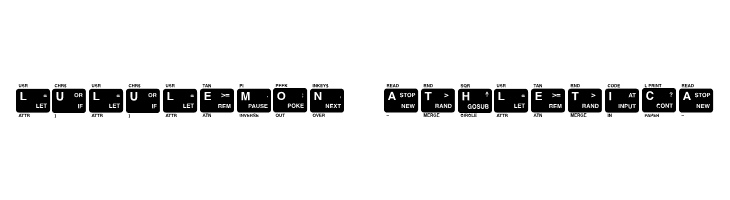 ZX-Spectrum Keyboard Solid  Descarca Fonturi Gratis