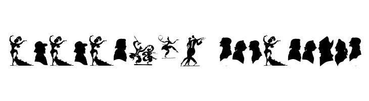 SilhouettesABZ  Descarca Fonturi Gratis