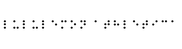 Braille Regular  Descarca Fonturi Gratis