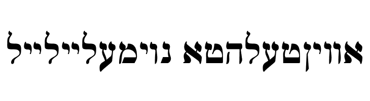 Ain Yiddishe Font Traditional  Descarca Fonturi Gratis
