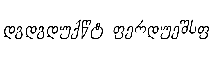 Chveulebrivy-ITV Italic  Descarca Fonturi Gratis