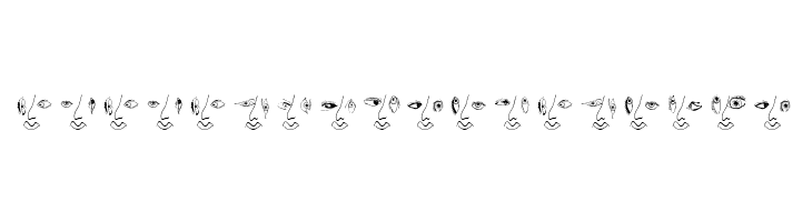 EyesNoseMouth  Descarca Fonturi Gratis
