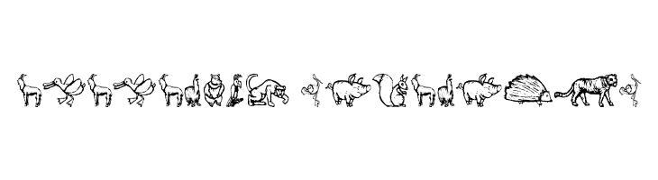ZoologicalGardenThree  Descarca Fonturi Gratis