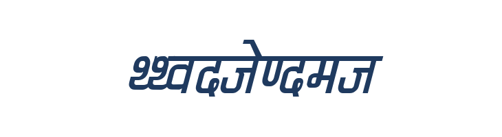 Kruti Dev 060  Italic font — Lorem ipsum body text preview