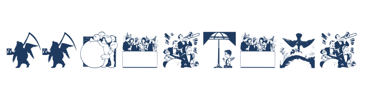 HappyNewYear font — Lorem ipsum body text preview