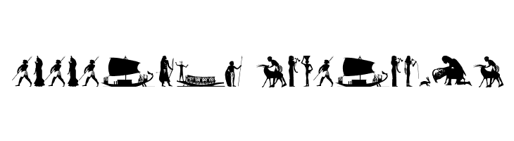 EgyptSilhous  Descarca Fonturi Gratis