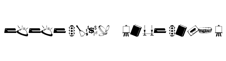 ArtsyParts Dingbats JL  Descarca Fonturi Gratis