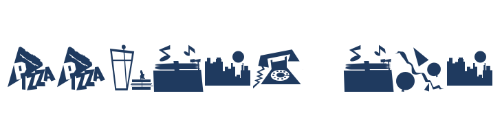 Nifty 50's Icons 3 JL font — Lorem ipsum body text preview